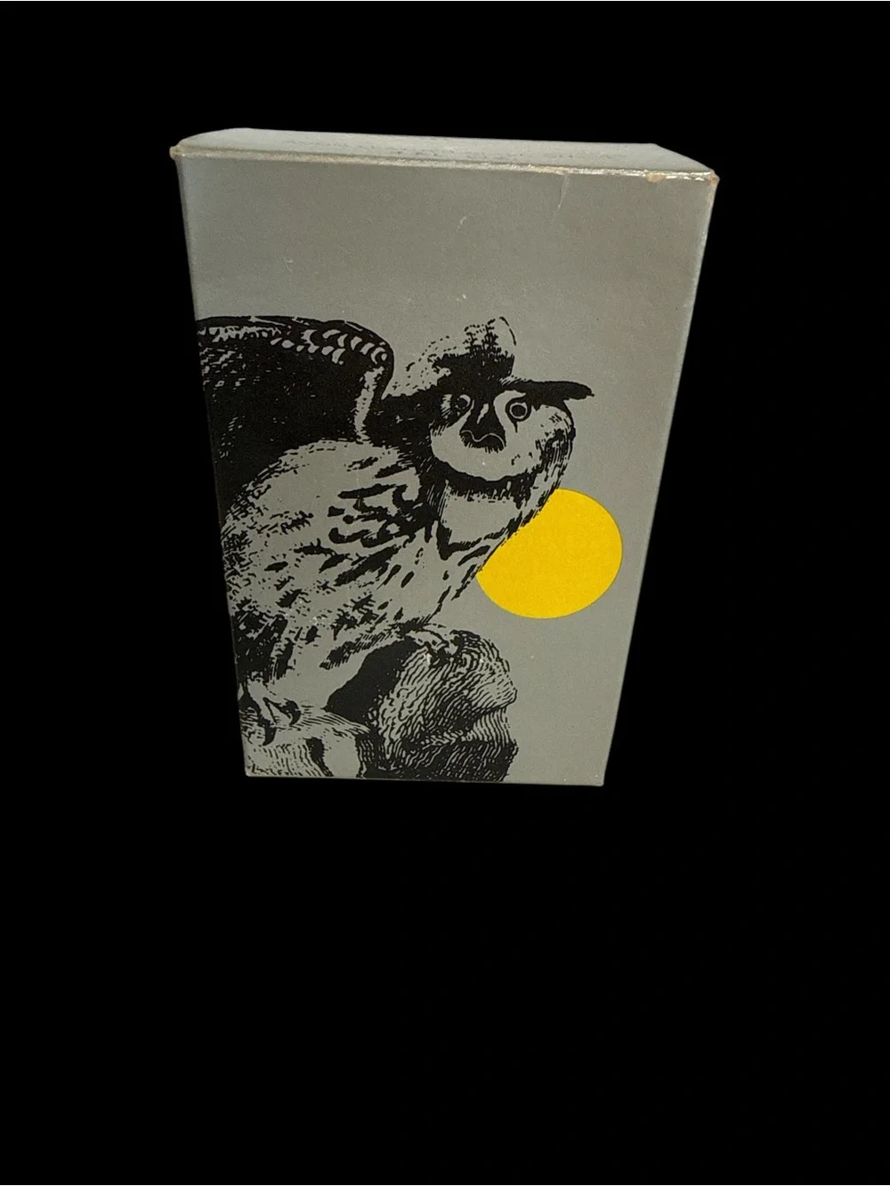 Vintage Avon 70’s Wise Choice Leather After Shave Bottle Owl in Box